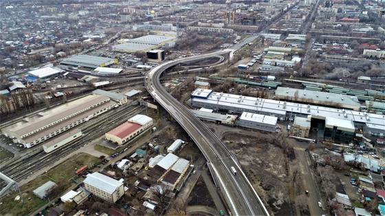 Три новые транспортные развязки появятся до конца года в Алматы Три новые транспортные развязки появятся до конца года в Алматы