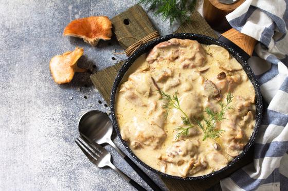 Бефстроганов из курицы Бефстроганов из курицы