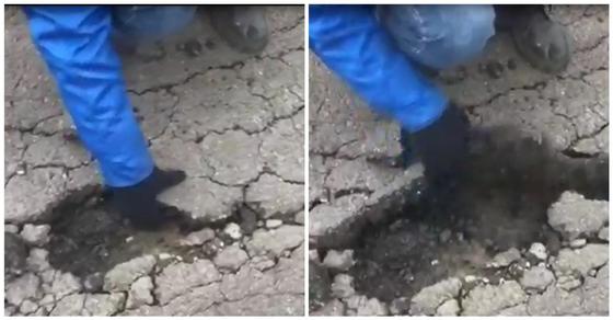 Асфальт можно снять руками: дорога за 400 млн в СКО не «прожила» и года (видео) Асфальт можно снять руками: дорога за 400 млн в СКО не «прожила» и года (видео)