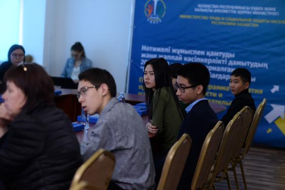 Кәсібін ашуға ниетті екібастұздықтарға "Еңбек" мемлекеттік бағдарламасы түсіндірілді Кәсібін ашуға ниетті екібастұздықтарға "Еңбек" мемлекеттік бағдарламасы түсіндірілді
