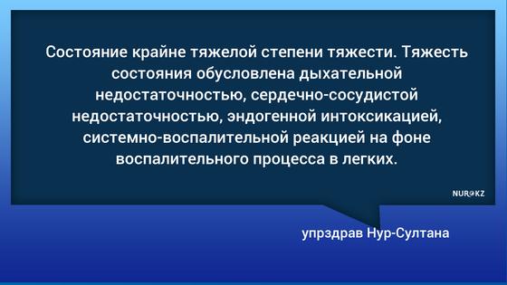 9 человек скончались от КВИ в Нур-Султане за 2 дня: стали известны подробности 9 человек скончались от КВИ в Нур-Султане за 2 дня: стали известны подробности
