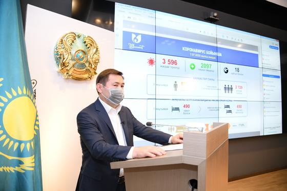 Аким Шымкента рассказал о ситуации с COVID-19 и пневмонией Аким Шымкента рассказал о ситуации с COVID-19 и пневмонией