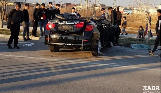 Мужчина пострадал в тройной аварии возле мечети в Жанаозене (фото, видео) Мужчина пострадал в тройной аварии возле мечети в Жанаозене (фото, видео)
