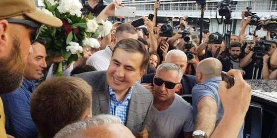 Саакашвили Украинаға оралды. Фото: facebook.com/SaakashviliMikheil Саакашвили Украинаға оралды. Фото: facebook.com/SaakashviliMikheil
