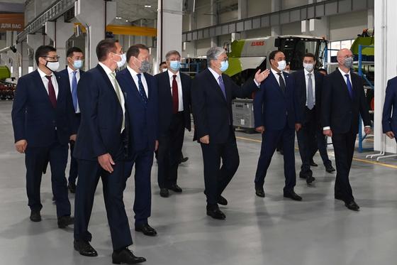 Тоқаев CLAAS зауытына барды Тоқаев CLAAS зауытына барды