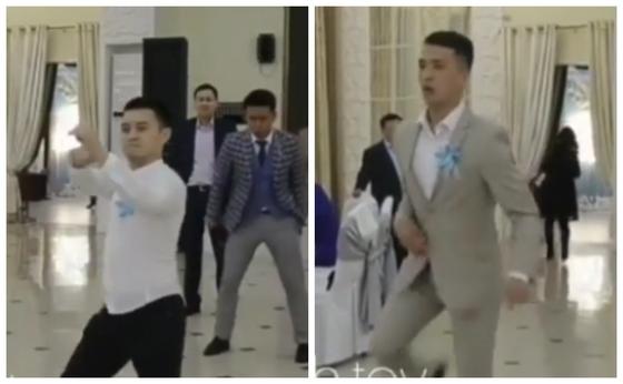 Тойда билеп жарысқан қазақтың жігіттері жұртты күлкіге қарқ қылды (видео) Тойда билеп жарысқан қазақтың жігіттері жұртты күлкіге қарқ қылды (видео)