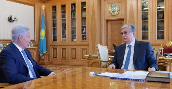 Токаев встретился с Байгенжиным Токаев встретился с Байгенжиным