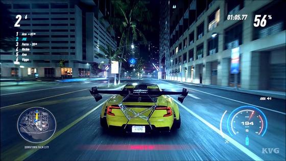 Гоночная машина в игре. Заезд в Need for Speed Heat Гоночная машина в игре. Заезд в Need for Speed Heat