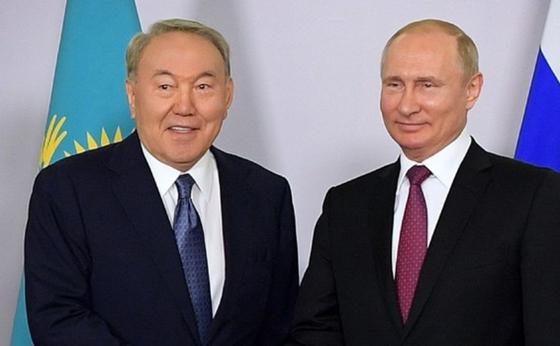 Нұрсұлтан Назарбаев және Владимир Путин. Фото: akorda.kz Нұрсұлтан Назарбаев және Владимир Путин. Фото: akorda.kz