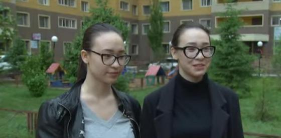 Әдия мен Әдина. Кадр Астана арнасы Әдия мен Әдина. Кадр Астана арнасы