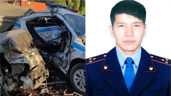Алматы блок-бекетіндегі жол апатынан аман қалған полицей есін жиды Алматы блок-бекетіндегі жол апатынан аман қалған полицей есін жиды