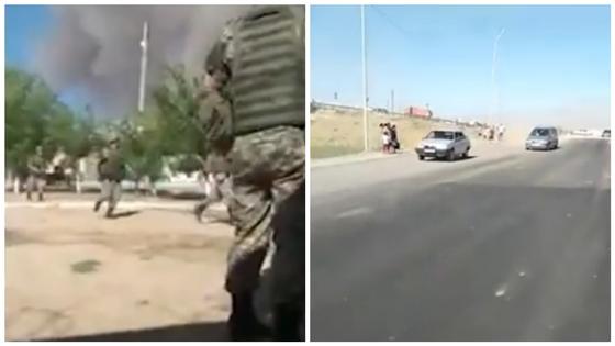 Взрывы в Арыси: снаряды продолжают взрываться Взрывы в Арыси: снаряды продолжают взрываться