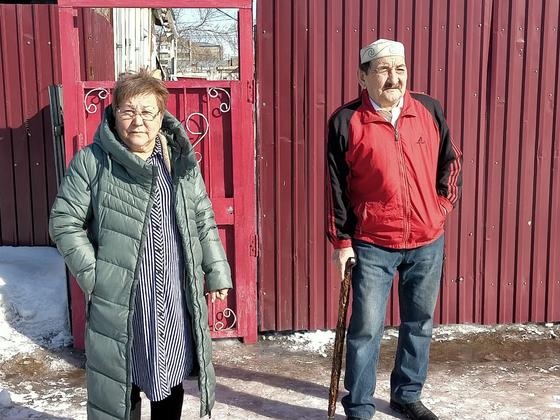 Баянбек Абельдинов с женой Баянбек Абельдинов с женой
