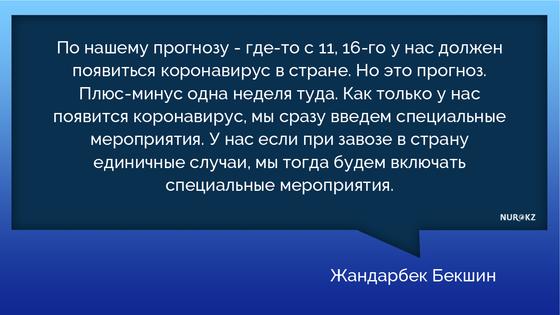 Коронавирус может появиться в Казахстане в ближайшие дни Коронавирус может появиться в Казахстане в ближайшие дни