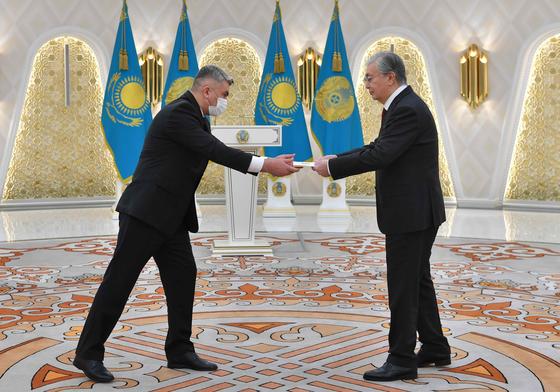 Касым-Жомарт Токаев и Батыр Реджепов Касым-Жомарт Токаев и Батыр Реджепов