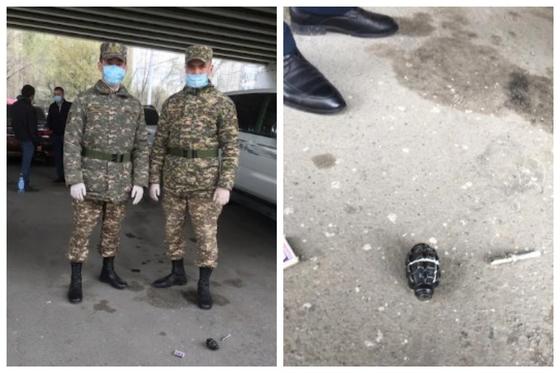 Алматыда граната ұстаған ер адам ұсталды (фото) Алматыда граната ұстаған ер адам ұсталды (фото)