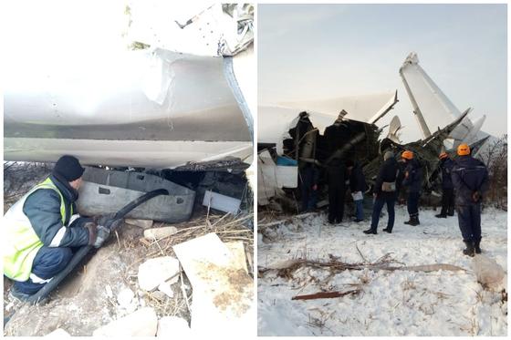 350 человек продолжают работы на месте авиакрушения в Алматы 350 человек продолжают работы на месте авиакрушения в Алматы