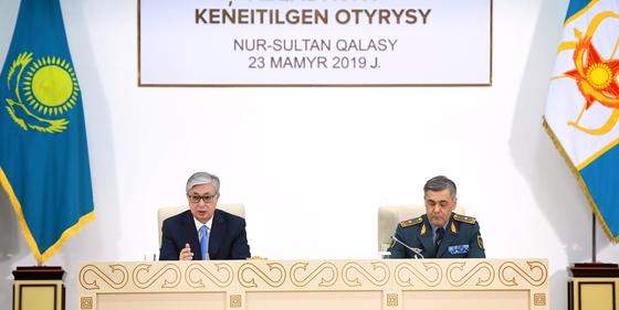 Токаев принял участие в расширенном заседании коллегии Министерства обороны Токаев принял участие в расширенном заседании коллегии Министерства обороны