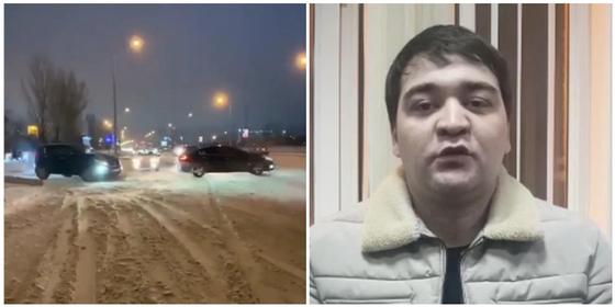 "Черный кортеж"в Нур-Султане: перекрывший дорогу водитель принес извинения (видео) "Черный кортеж"в Нур-Султане: перекрывший дорогу водитель принес извинения (видео)
