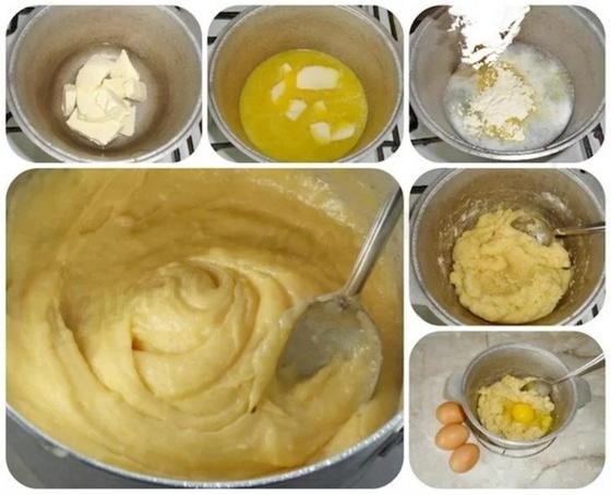 Рецепт эклеров с белковым кремом Рецепт эклеров с белковым кремом