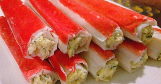 Крабовые палочки в кляре с сыром и чесноком Крабовые палочки в кляре с сыром и чесноком