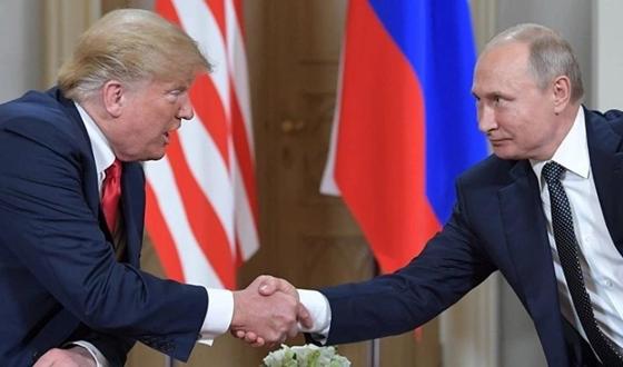 Трамп и Путин пожали друг другу руки в Париже (видео) Трамп и Путин пожали друг другу руки в Париже (видео)