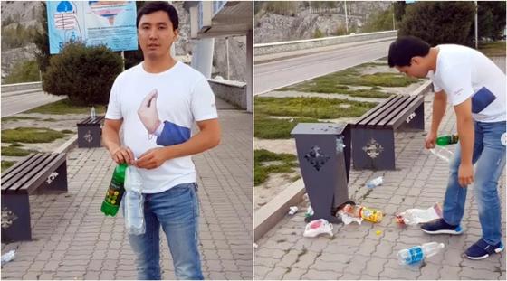 "Мы же не свиньи!": алматинский миллионер собрал мусор на Медеу (видео) "Мы же не свиньи!": алматинский миллионер собрал мусор на Медеу (видео)