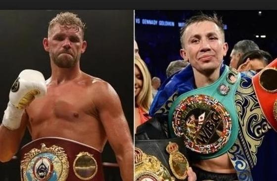 Билли Джо Сондерс и Геннадий Головкин. Фото: sports.kz Билли Джо Сондерс и Геннадий Головкин. Фото: sports.kz