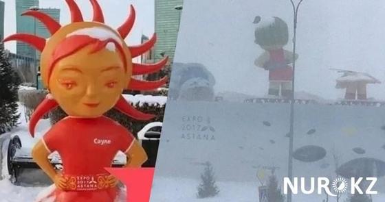"Страшно красивую" Сауле разнесло бурей на ЭКСПО (фото) "Страшно красивую" Сауле разнесло бурей на ЭКСПО (фото)