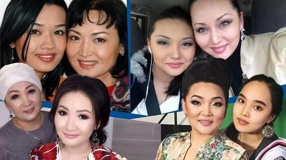 Жұлдызды аналарының жолын қуған танымал қыздар. Коллаж: NUR.KZ Жұлдызды аналарының жолын қуған танымал қыздар. Коллаж: NUR.KZ