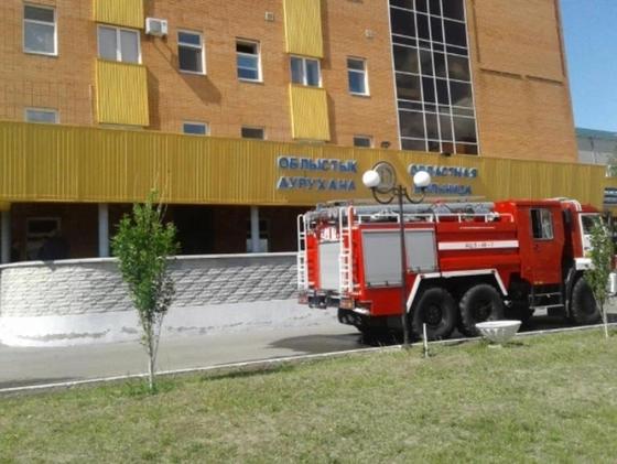 29 человек эвакуировали из-за пожара в больнице в Костанае 29 человек эвакуировали из-за пожара в больнице в Костанае