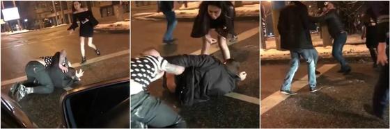Ночная потасовка на дороге в центре Алматы: драчунов доставили в РУВД Ночная потасовка на дороге в центре Алматы: драчунов доставили в РУВД