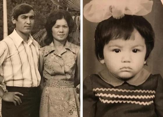 Макпал Исабекова и ее родители. Фото: Instagram Макпал Исабекова и ее родители. Фото: Instagram