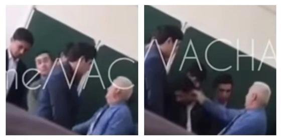 Суровый дресс-код: преподаватель избил студентов без галстуков (видео) Суровый дресс-код: преподаватель избил студентов без галстуков (видео)