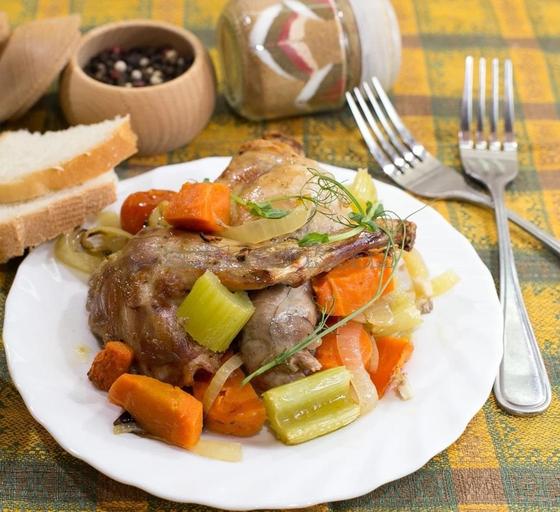 Горячие блюда из мяса кролика Горячие блюда из мяса кролика
