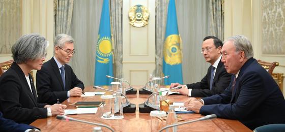 Назарбаев встретился с главой МИД Южной Кореи Назарбаев встретился с главой МИД Южной Кореи