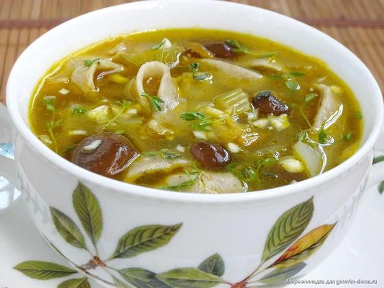 Как приготовить куриный суп с грибами Как приготовить куриный суп с грибами