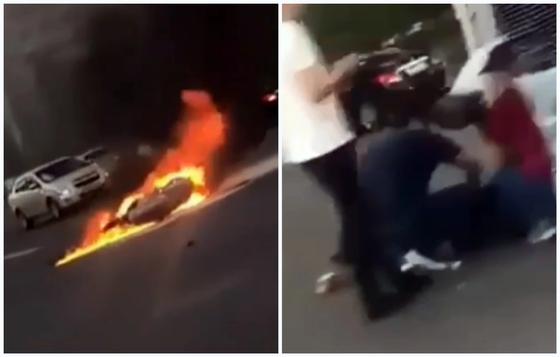 Мотоциклист погиб в жуткой аварии в Астане (видео) Мотоциклист погиб в жуткой аварии в Астане (видео)