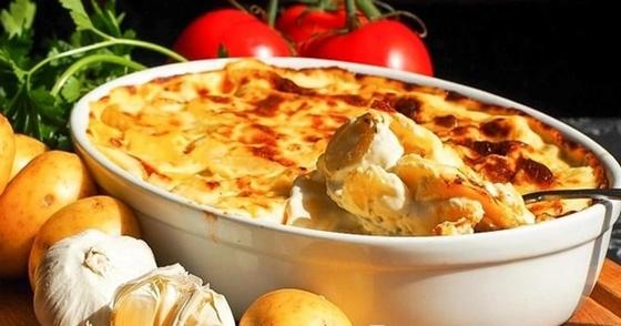 Грибы с картошкой и сыром в духовке Грибы с картошкой и сыром в духовке