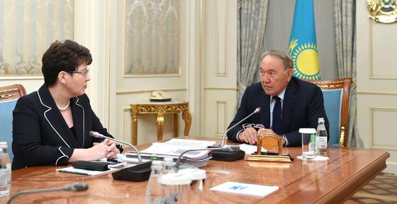 Встреча Нурсултана Назарбаева с Натальей Годуновой. Фото: akorda.kz Встреча Нурсултана Назарбаева с Натальей Годуновой. Фото: akorda.kz