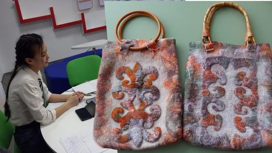 Оқушылардың киізден жасаған дүниесі Оқушылардың киізден жасаған дүниесі