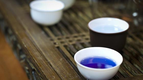 Синий чай Анчан