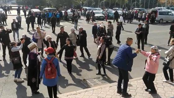 Митинг в Бишкеке Митинг в Бишкеке