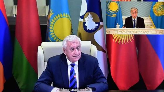 Тоқаев пен Мясникович Тоқаев пен Мясникович