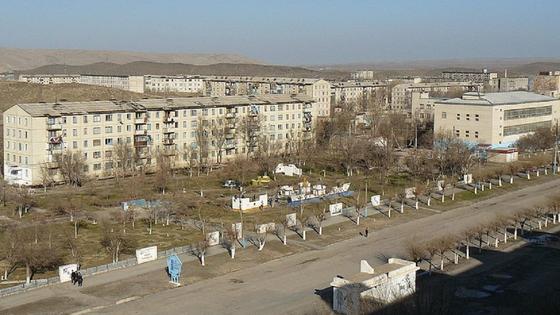 Многоэтажки в Жанатасе Многоэтажки в Жанатасе