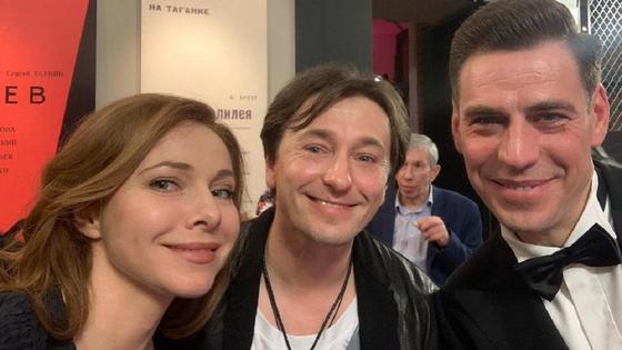Сергей Безруков, Екатерина Гусева и Дмитрий Дюжев Сергей Безруков, Екатерина Гусева и Дмитрий Дюжев