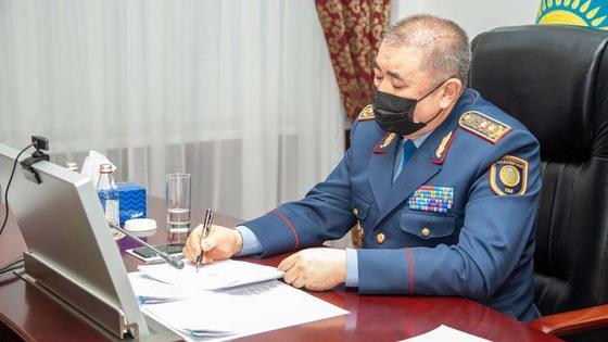 Министр внутренних дел Казахстана Ерлан Тургумбаев Министр внутренних дел Казахстана Ерлан Тургумбаев