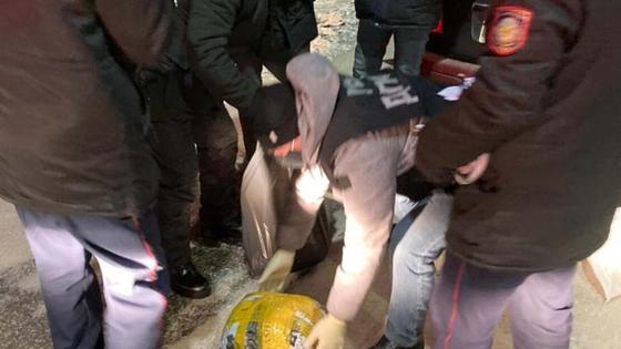 Есірткімен ұсталған азамат Есірткімен ұсталған азамат