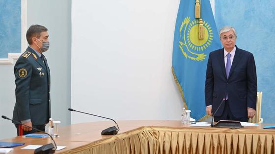 Нурлан Ермекбаев и Касым-Жомарт Токаев Нурлан Ермекбаев и Касым-Жомарт Токаев