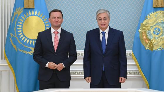 Касым-Жомарт Токаев и Буяр Османи Касым-Жомарт Токаев и Буяр Османи